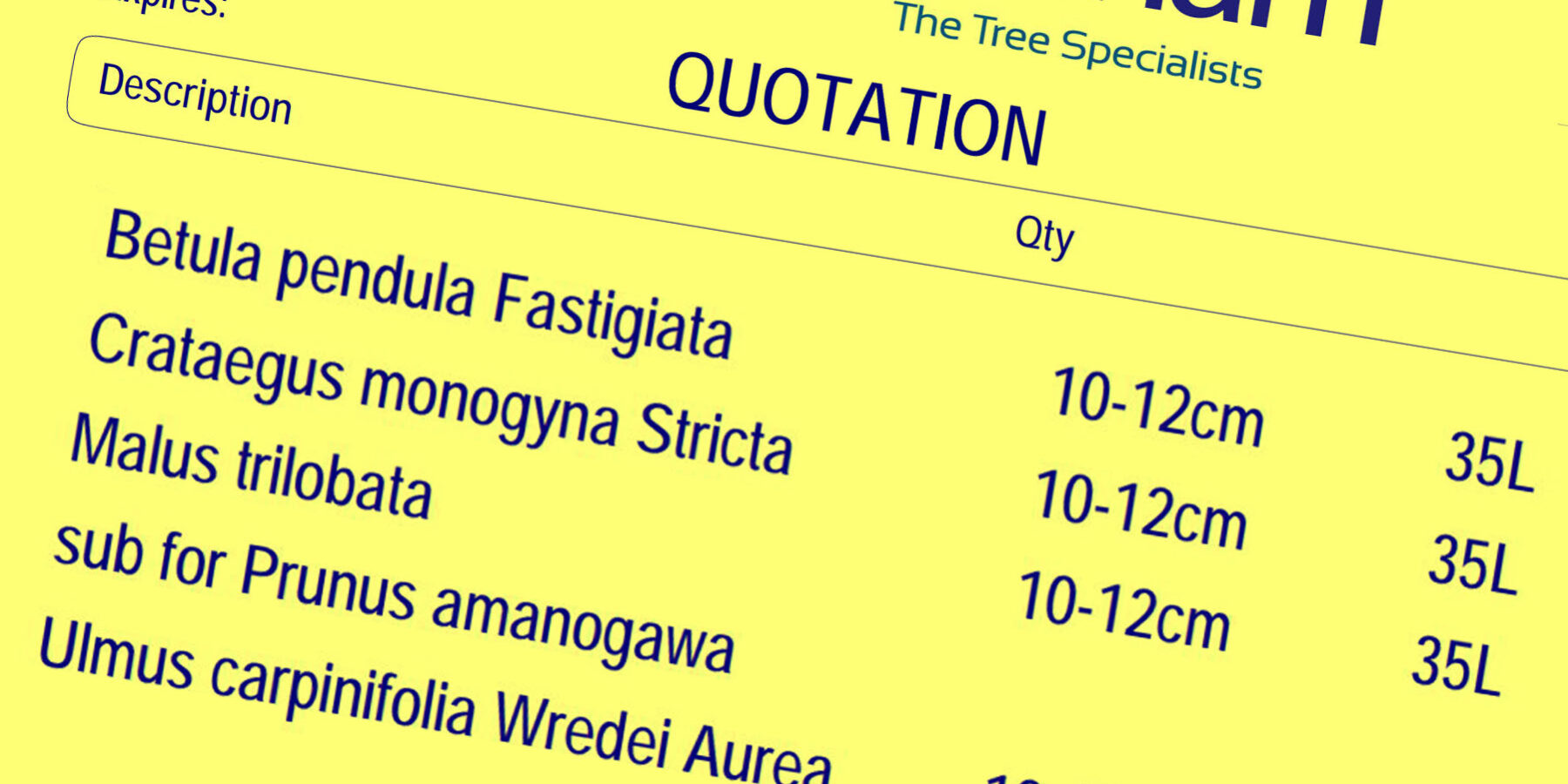 news 3 tree species quote